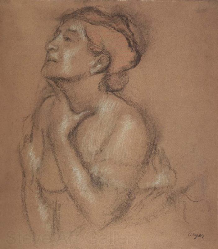 Edgar Degas Half-Langth Study of a Woman Germany oil painting art